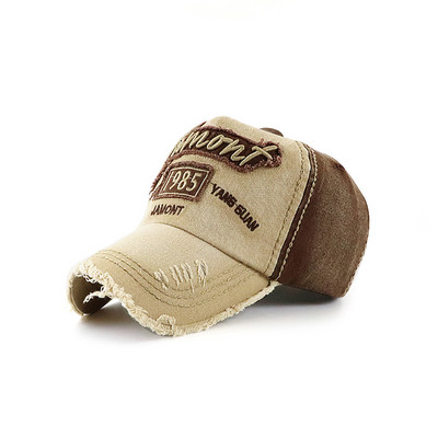 Καπέλο με γείσο και κέντημα για άντρες