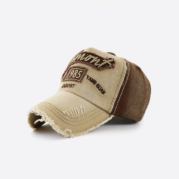 Καπέλο με γείσο και κέντημα για άντρες