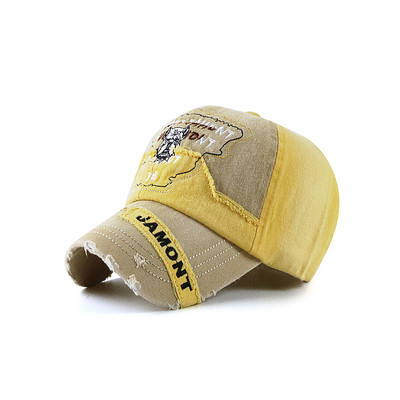 Ανδρικό καπέλο casual με σκισμένα μοτίβα