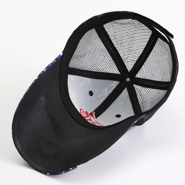 Ανδρικό casual καλοκαιρινό καπέλο με απλικέ χρώματος