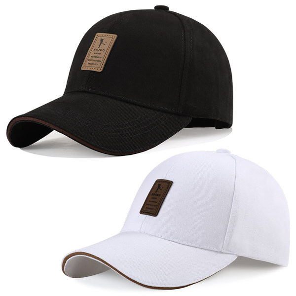 Laisvalaikio kepurė su skydeliu ir emblema - vyrams