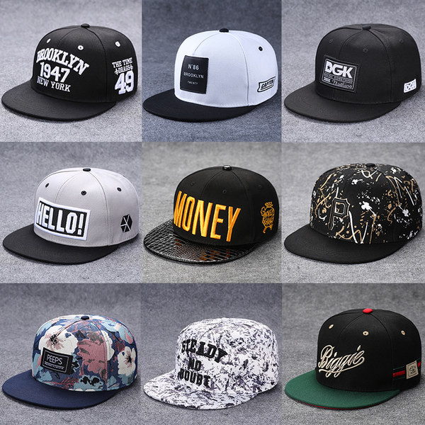 Pălărie casual pentru bărbați cu aplicație și vizor