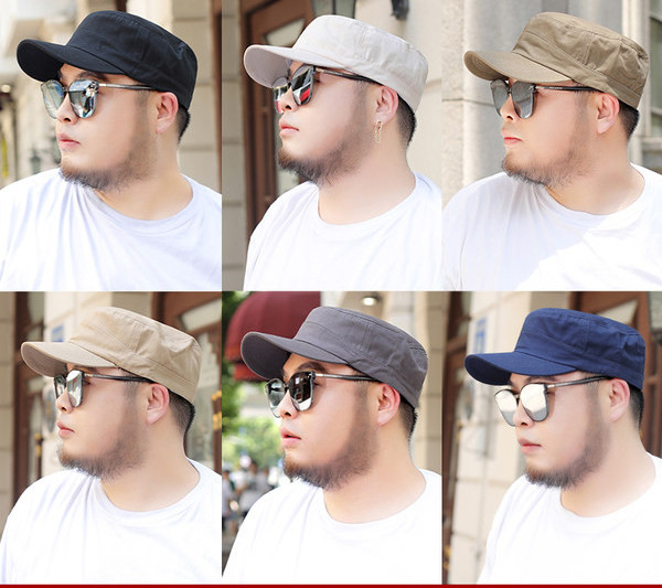 Ανδρικό καπέλο με υφασμάτινο γείσο και μεταλλική επιγραφή