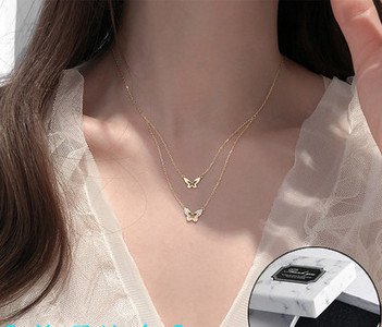 Μοντέρνα γυναικεία αλυσίδα με μενταγιόν