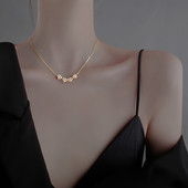 Γυναικείο κολιέ σε χρυσό και ασημί χρώμα