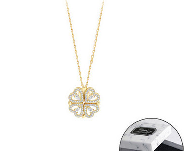 Γυναικείο κολιέ σε χρυσό και ασημί χρώμα