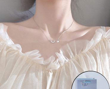 Γυναικείο καθημερινό κολιέ με διακοσμητικές  πέτρες