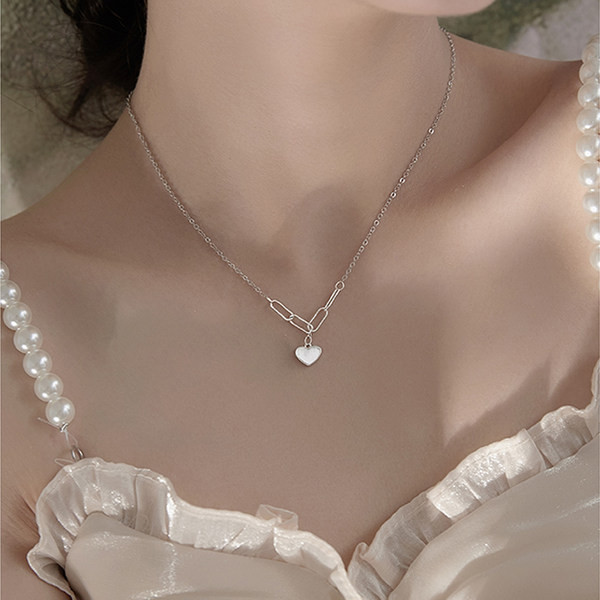 Νέο μοντέλο γυναικείο κολιέ με καρδιά