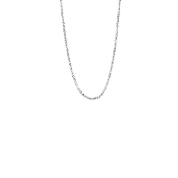 Γυναικείο κολιέ σε ασημί χρώμα - δύο μοντέλα