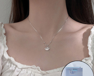 Γυναικείο κολιέ σε δύο χρώματα