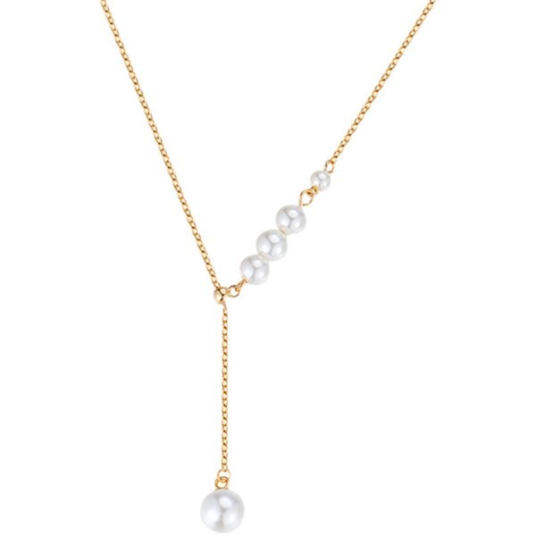 Τοπικό κολιέ με μενταγιόν και πέρλες