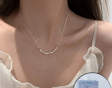 Γυναικείο κολιέ σε δύο χρώματα