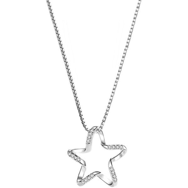 Γυναικείο ντελικάτο κολιέ με διακόσμηση με αστέρια