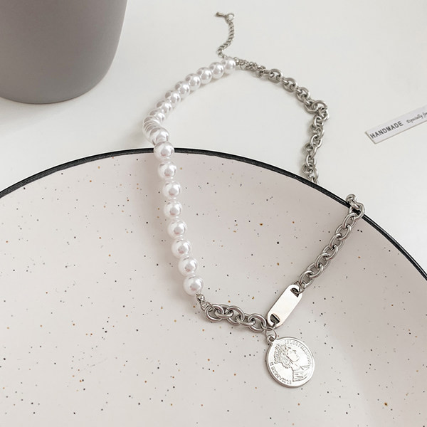 Γυναικείο κολιέ με πέρλες νέο μοντέλο