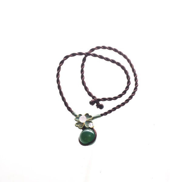 Γυναικείο ρετρό κολιέ με μενταγιόν