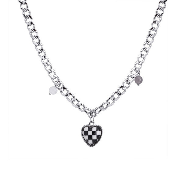 Καθημερινό κολιέ με μενταγιόν καρδιά