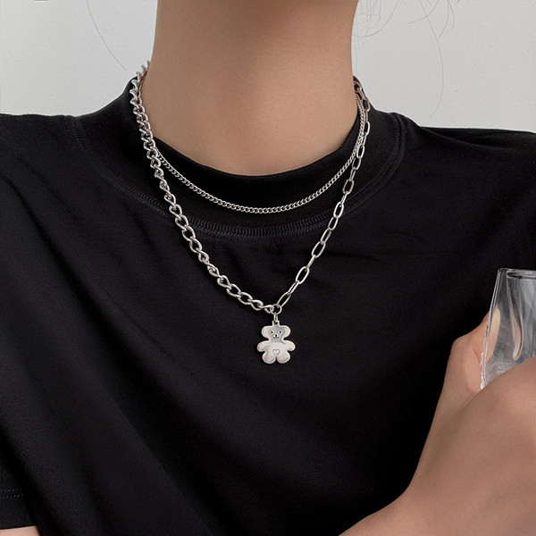 Kaisukaru kaunistusega naiste kaelakee