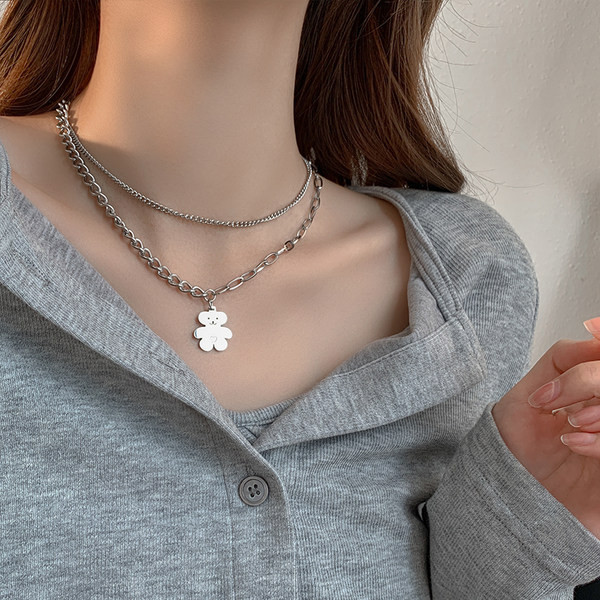 Kaisukaru kaunistusega naiste kaelakee