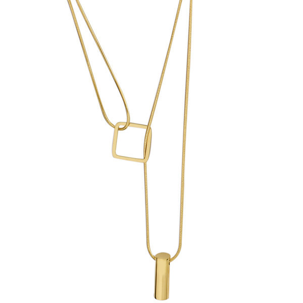 Γυναικείο κολιέ σε χρυσό χρώμα και μενταγιόν