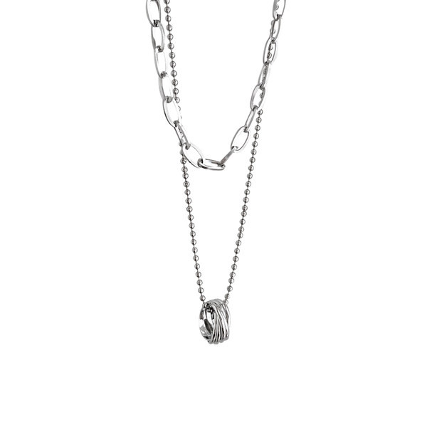 Γυναικείο κολιέ  σε ασημί χρώμα