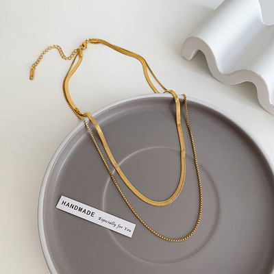 Διπλό γυναικείο κολιέ