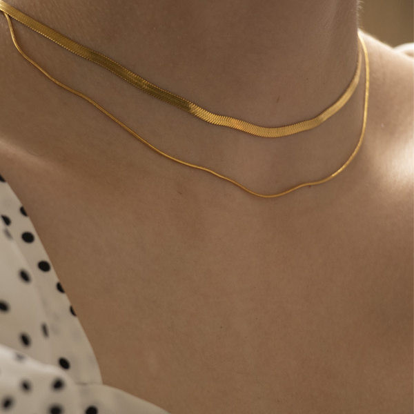 Διπλό γυναικείο κολιέ