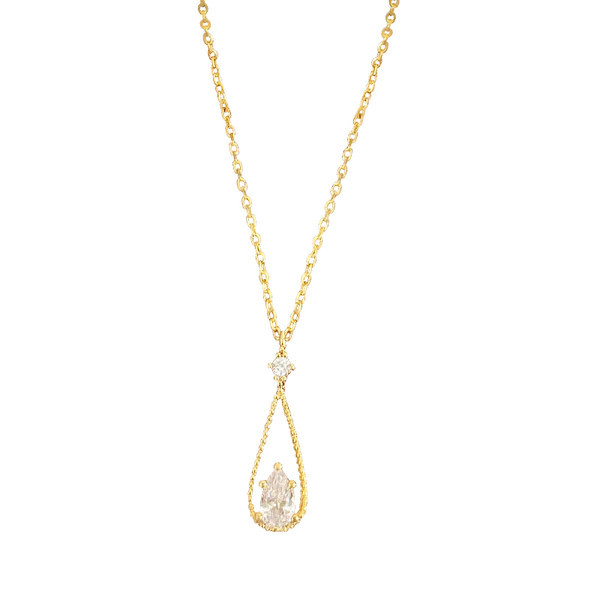 Νέο μοντέλο μοντέρνο κολιέ με μενταγιόν και πέτρα