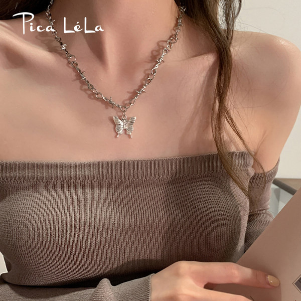 Νέο μοντέλο γυναικείο κολιέ με πεταλούδα