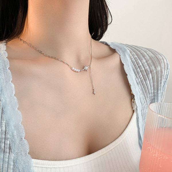 Νέο μοντέλο κολιέ με πέρλες