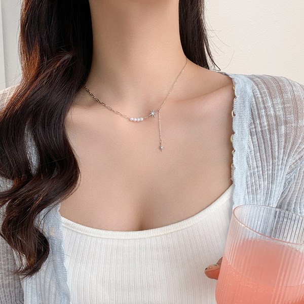 Νέο μοντέλο κολιέ με πέρλες