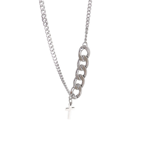 Γυναικείο κολιέ με σταυρό διακόσμηση