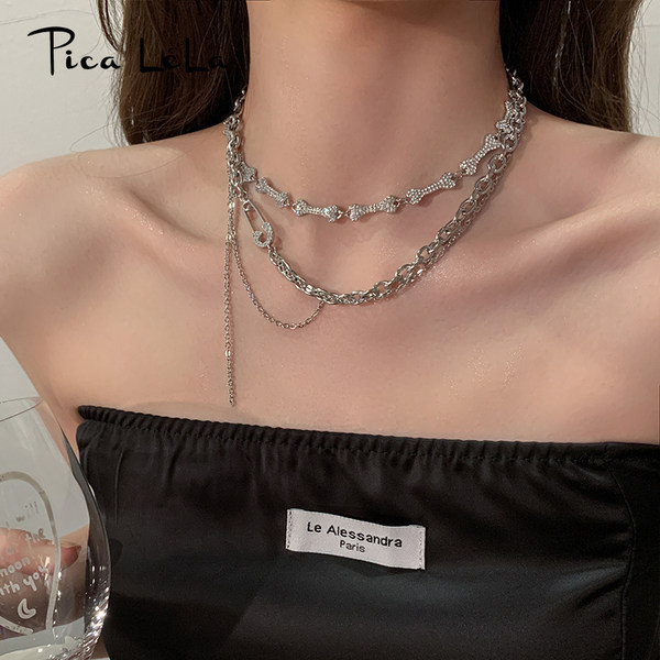 Novi model ženske ogrlice sa kamenčićima