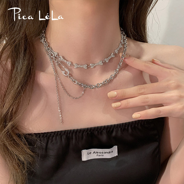 Novi model ženske ogrlice sa kamenčićima