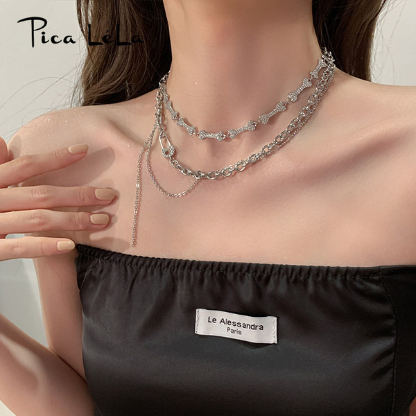 Novi model ženske ogrlice sa kamenčićima