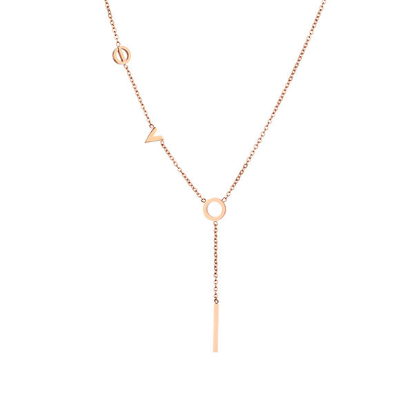 Γυναικείο κολιέ με μενταγιόν και σε χρυσό χρώμα