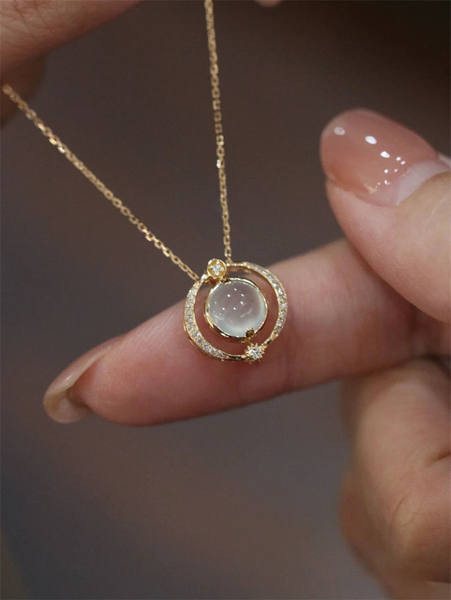 Ženska moderna ogrlica sa kamenčićima