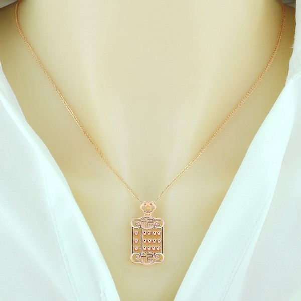 Νέο μοντέλο λεπτή γυναικεία αλυσίδα με μενταγιόν