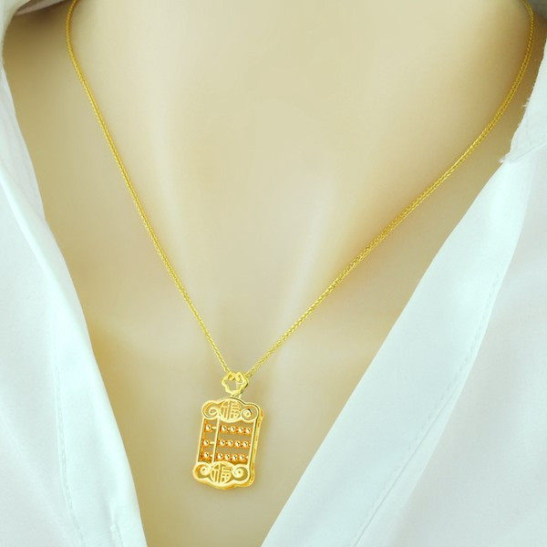 Νέο μοντέλο λεπτή γυναικεία αλυσίδα με μενταγιόν