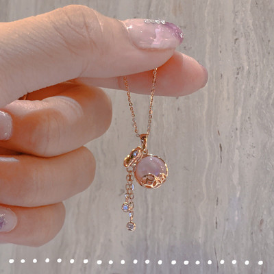 Κολιέ με στρογγυλό μενταγιόν