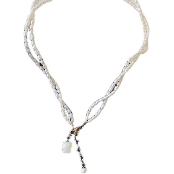 Ženska dnevna ogrlica sa biserima - dva modela