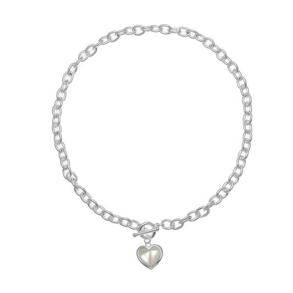 Μοντέρνο γυναικείο κολιέ με καρδιά