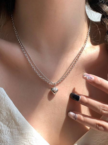 Naiste kaelakee südameripatsiga uus mudel