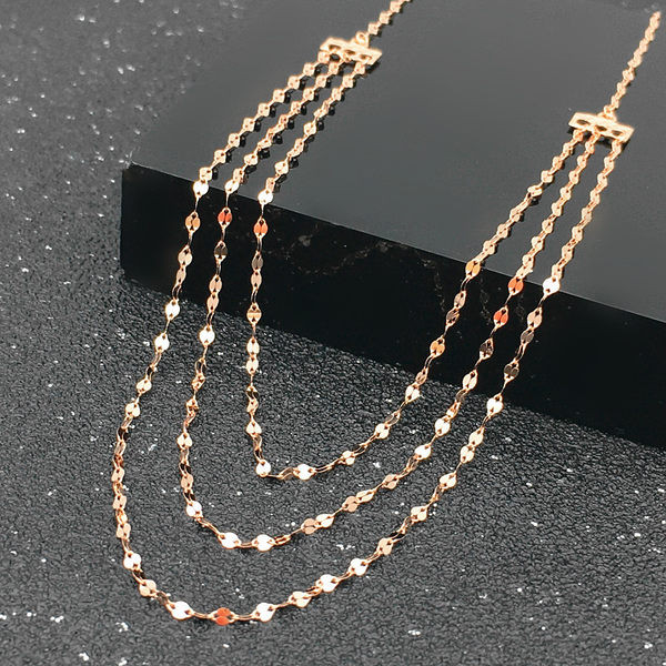 Πολυεπίπεδο γυναικείο κολιέ σε χρυσό χρώμα