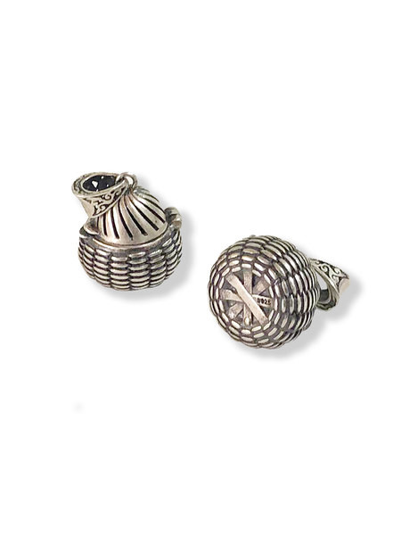 Γυναικείο κολιέ με μενταγιόν - σε ασημί χρώμα