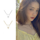 Γυναικείο κομψό κολιέ με μενταγιόν καρδιά