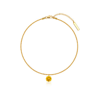 Μοντέρνο γυναικείο κολιέ με πέτρινο μενταγιόν