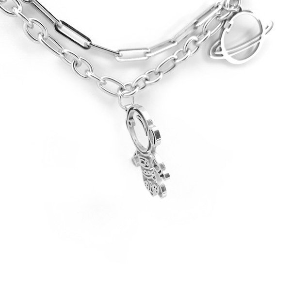 Γυναικείο κολιέ με μενταγιόν από τιτάνιο