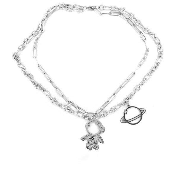 Γυναικείο κολιέ με μενταγιόν από τιτάνιο