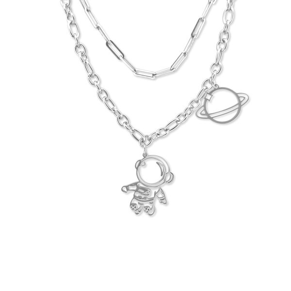 Γυναικείο κολιέ με μενταγιόν από τιτάνιο