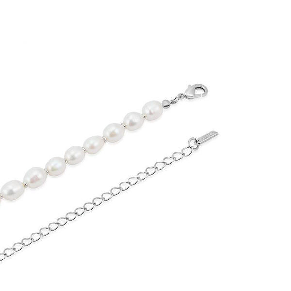 Μοντέρνο γυναικείο κολιέ με πέρλες